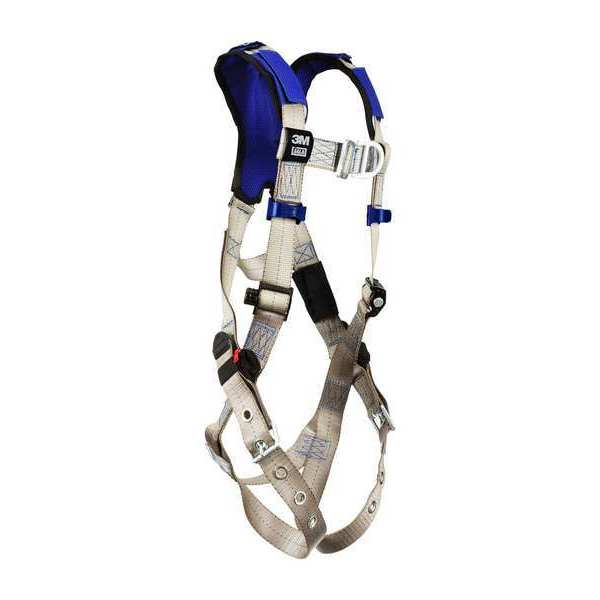 Harness, Vest Style, 2XL, Polyester, Gray