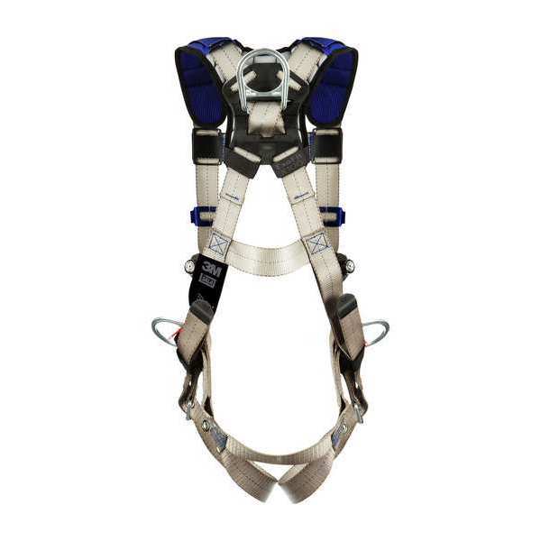 Harness, Vest Style, 2XL, Polyester, Gray