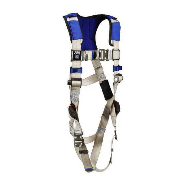 Harness, Vest Style, XL, Polyester, Gray