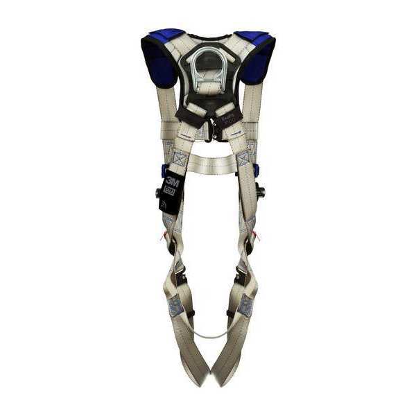 Harness, Vest Style, M, Polyester, Gray