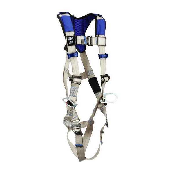 Harness, Vest Style, M, Polyester, Gray