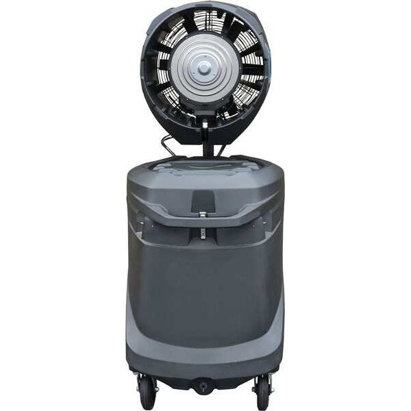 High Velocity Industrial Fan @10 ft. 22 mph; @20 ft. 14 mph; @40 ft. 7 mph, 85 gal, Direct Drive