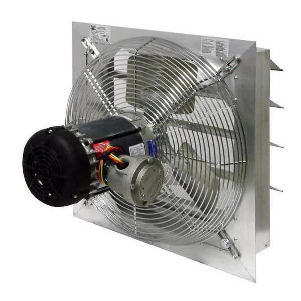 ExtFn, 18In Bld Dia, Galvalume, 230/460V