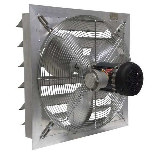 ExtFn, 24In Bld Dia, Galvalume, 230/460V