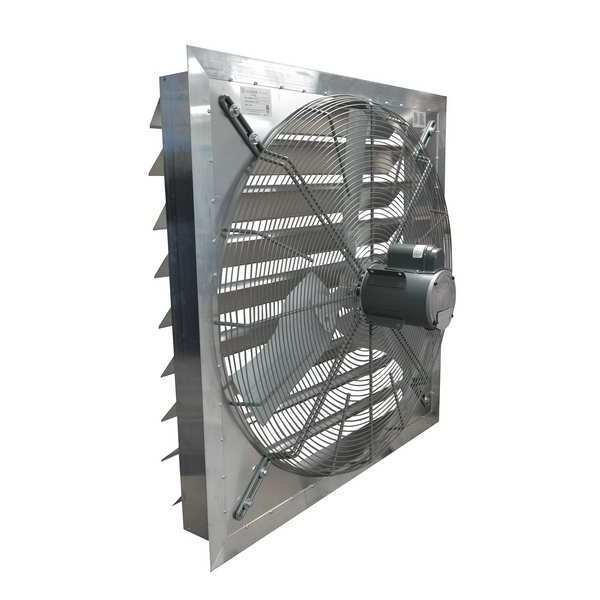 ExtFn, 36In Bld Dia, Galvalm, 208-230/460V