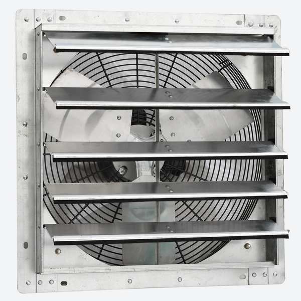 Shutter Fan, 18In Bld Dia, Galvalume, 120