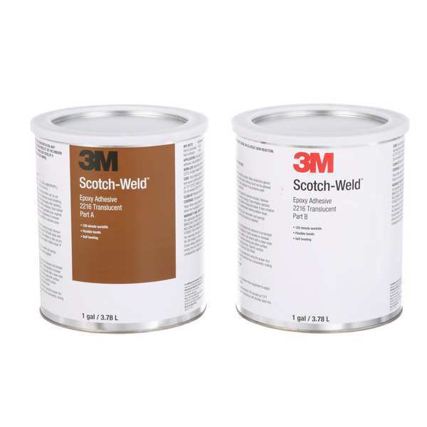 Epoxy Adhesive, Gray, 2:03 Mix Ratio, Dual-Cartridge