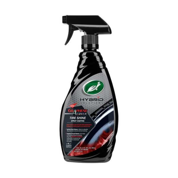 23 oz Tire Shine Spray Bottle, Translucent White, Liquid