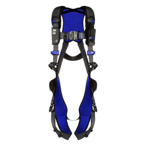 Harness, Vest Style, M, Polyester, Gray