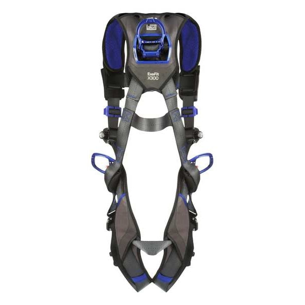 Harness, Vest Style, S, Polyester, Gray