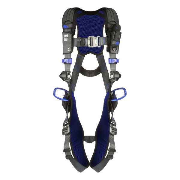 Harness, Vest Style, XL, Polyester, Gray