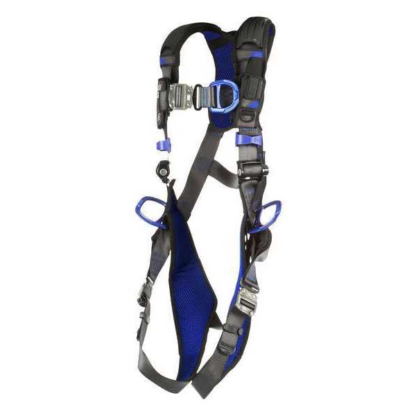 Harness, Vest Style, M, Polyester, Gray