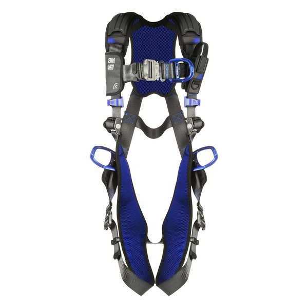 Harness, Vest Style, XL, Polyester, Gray