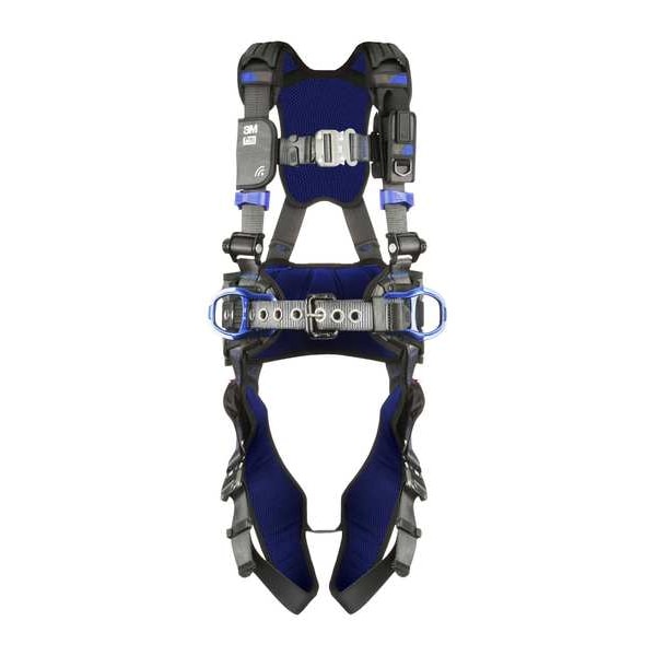 Harness, Vest Style, M, Polyester, Gray