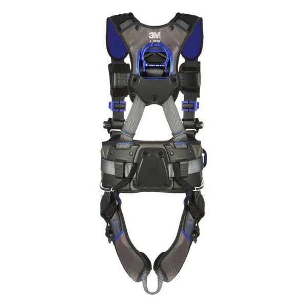 Harness, Vest Style, M, Polyester, Gray