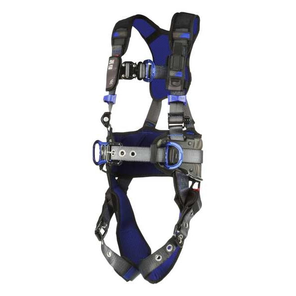 Harness, Vest Style, M, Polyester, Gray