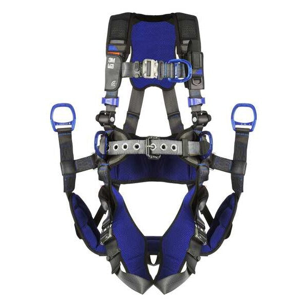 Harness, Vest Style, M, Polyester, Gray