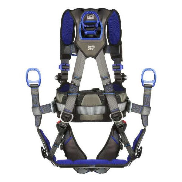 Harness, Vest Style, M, Polyester, Gray