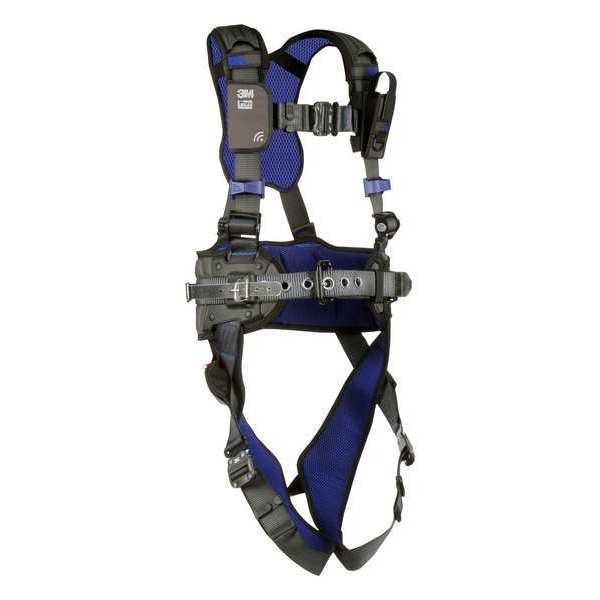 Harness, Vest Style, S, Polyester, Gray