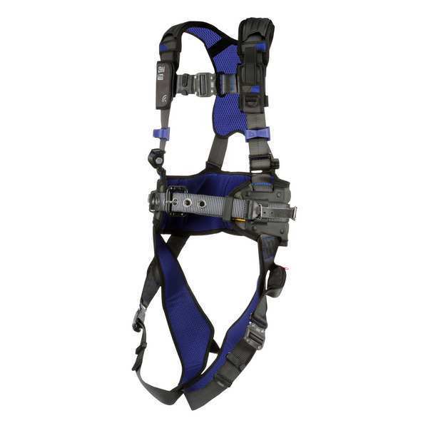 Harness, Vest Style, M, Polyester, Gray
