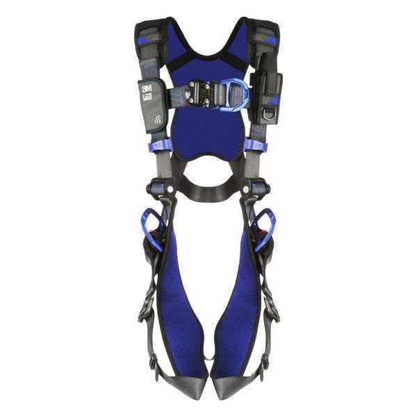 Harness, Vest Style, XL, Polyester, Gray