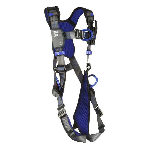 Harness, Vest Style, L, Polyester, Gray