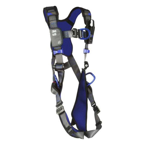 Harness, Vest Style, 2XL, Polyester, Gray