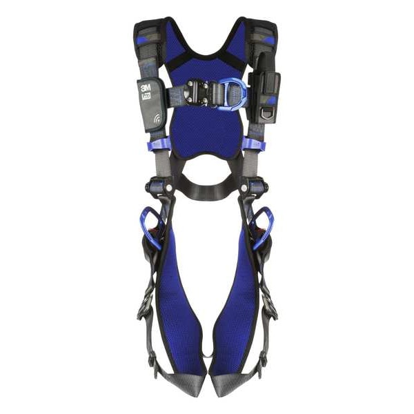 Harness, Vest Style, M, Polyester, Gray