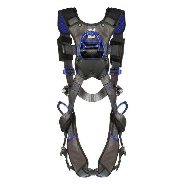 Harness, Vest Style, M, Polyester, Gray