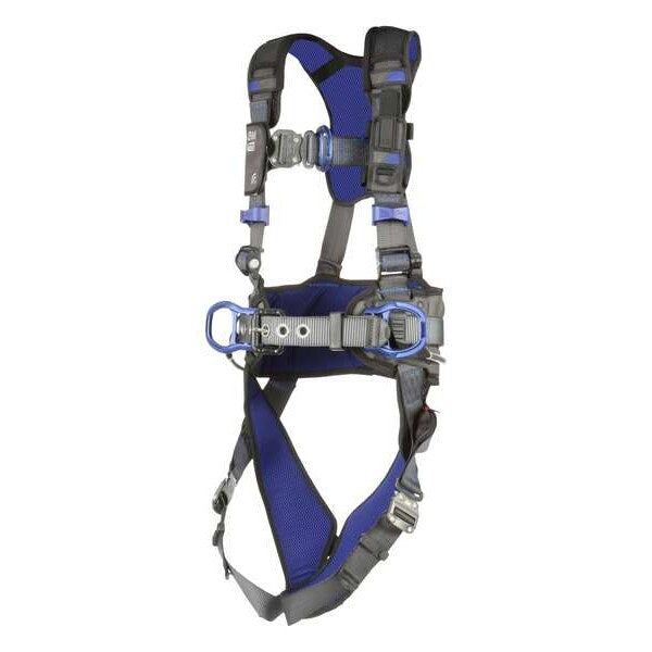 Harness, Vest Style, 2XL, Polyester, Gray