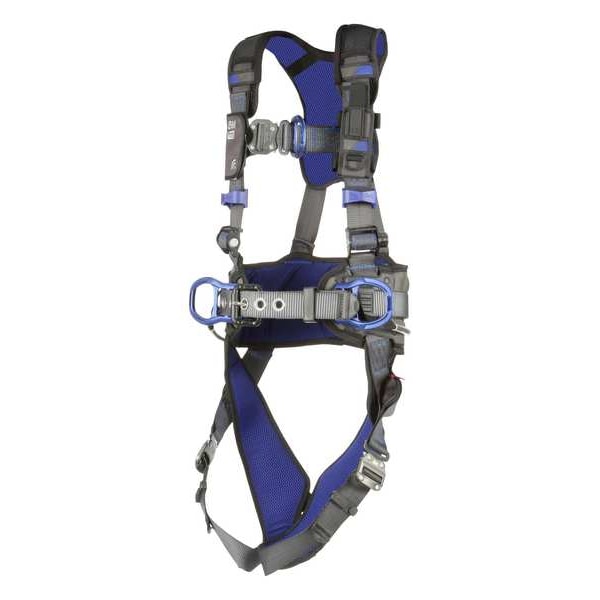 Harness, Vest Style, S, Polyester, Gray