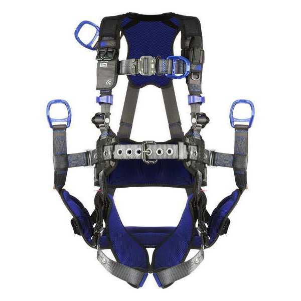Harness, Vest Style, S, Polyester, Gray