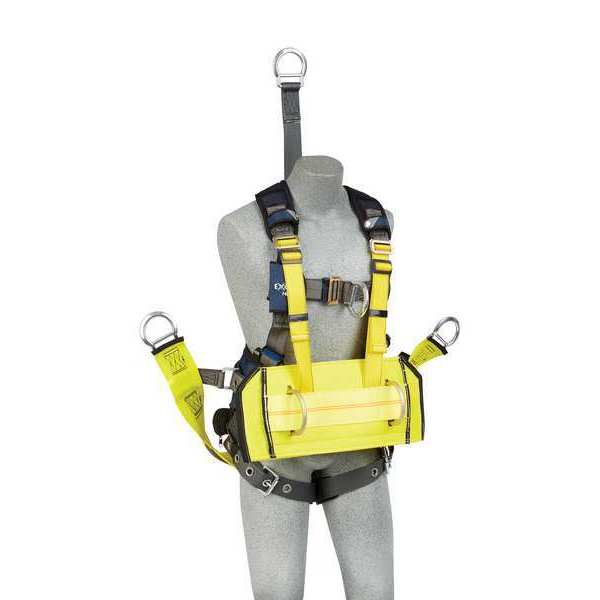 Harness, Vest Style, L, Gray