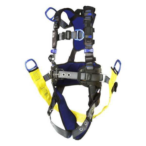 Harness, Vest Style, S, Polyester, Gray