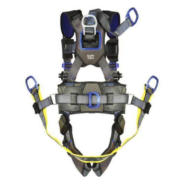 Harness, Vest Style, XL, Gray