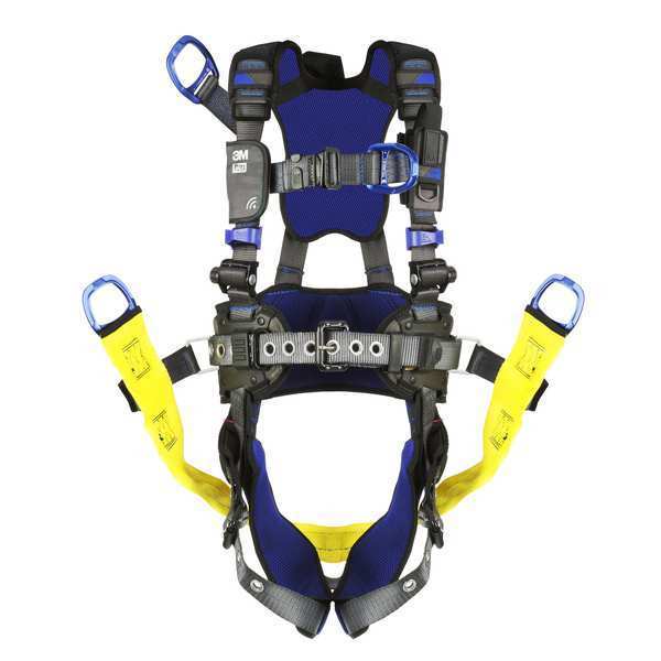Harness, Vest Style, XL, Gray