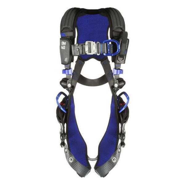 Harness, Vest Style, XL, Polyester, Gray