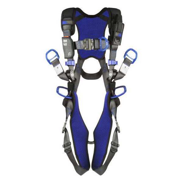 Harness, Vest Style, 2XL, Polyester, Gray