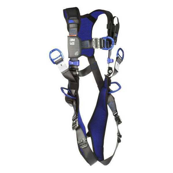 Harness, Vest Style, 2XL, Polyester, Gray