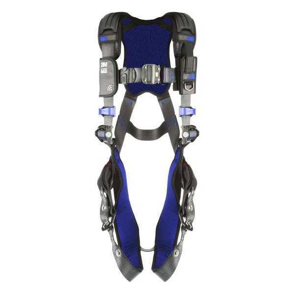 Harness, Vest Style, S, Polyester, Gray