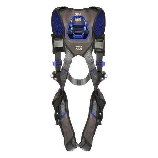 Harness, Vest Style, S, Polyester, Gray