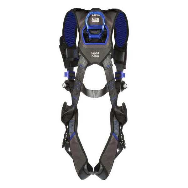 Harness, Vest Style, S, Polyester, Gray