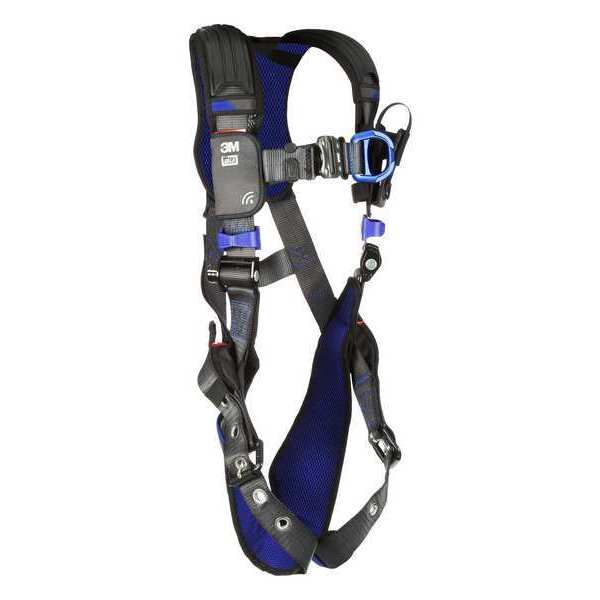 Harness, Vest Style, S, Polyester, Gray