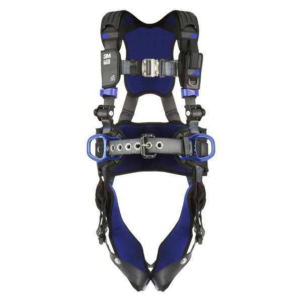 Harness, Vest Style, S, Polyester, Gray