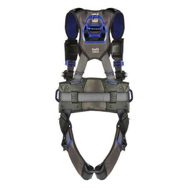 Harness, Vest Style, S, Polyester, Gray
