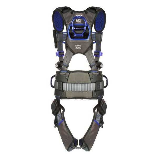 Harness, Vest Style, XS, Polyester, Gray