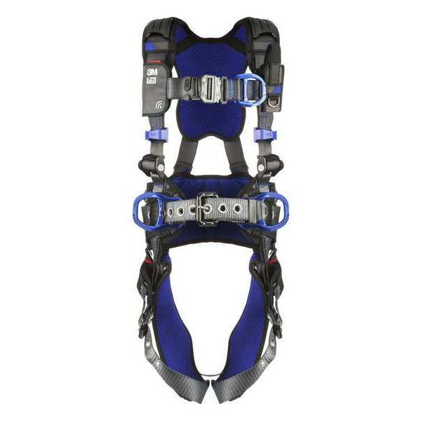 Harness, Vest Style, S, Polyester, Gray