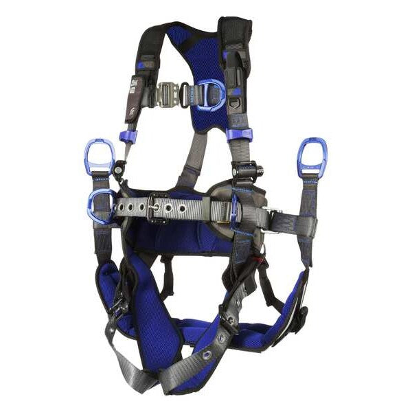 Harness, Vest Style, L, Polyester, Gray