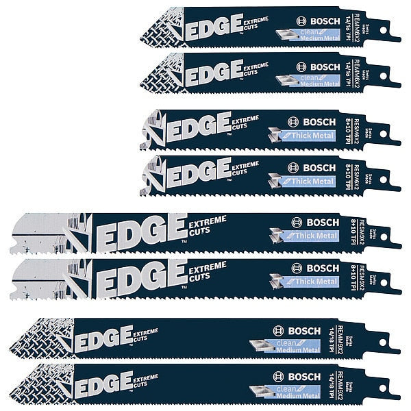 Reciprocating Saw Blade, Bi-Metal, PK8