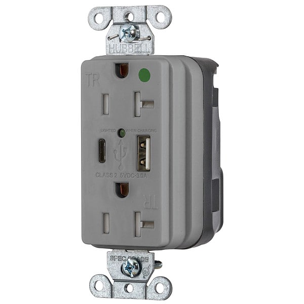 USB Receptacles SNAP8300UACGY